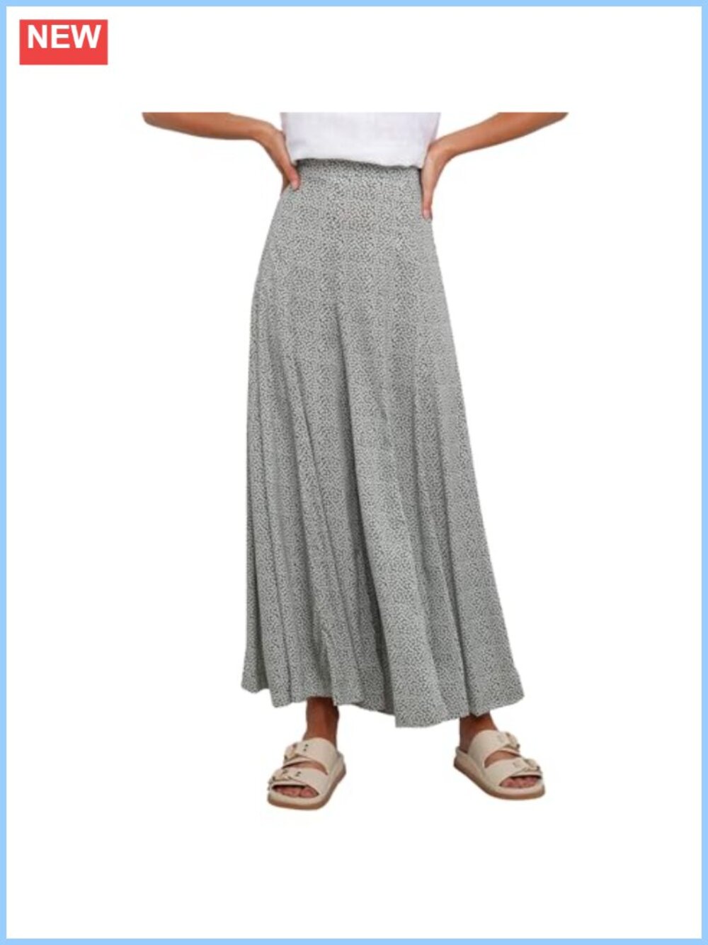 High Waisted Wide Leg Palazzo Pants Rayon Polka Dot Casual